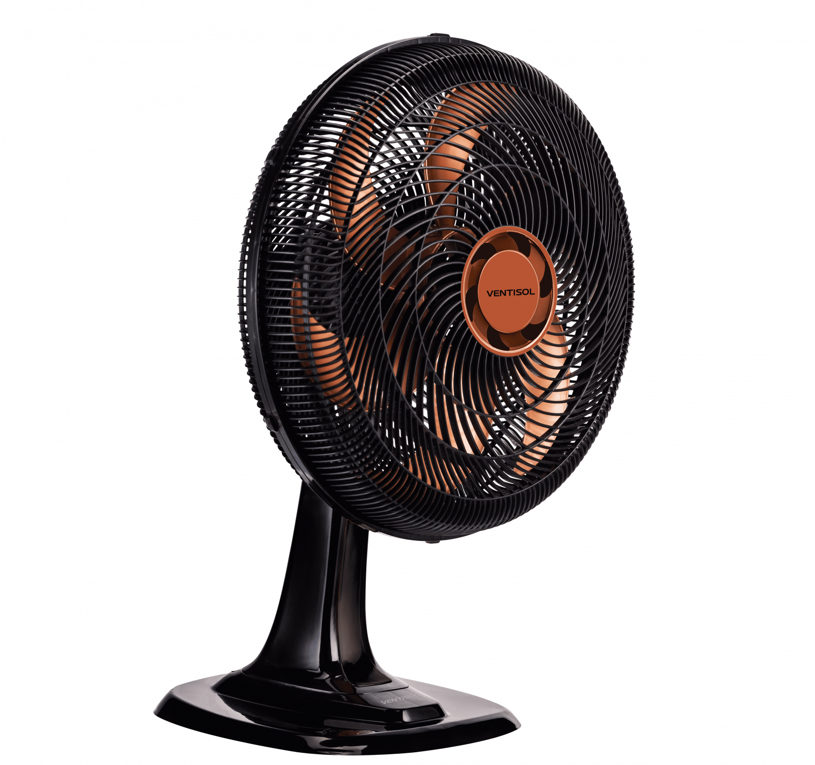 Ventilador de Mesa Bronze Turbo 40cm 6 Pás Oscilante Ventis LCG ELETRO