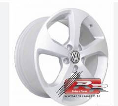 JOGO DE RODA VW GOLF GTI BROOKLYN MK7 REPLICA ZUNK ZK956 17X7 PRATA