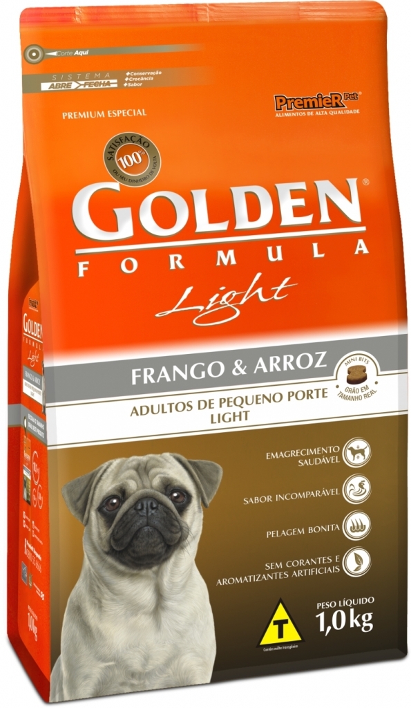 Ração Golden Light 15 kg: emagrecimento saudável