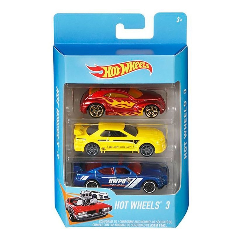 Pacote de Carrinhos Hot Wheels com 5 Sortido - Mattel - Loja Mega