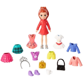 Lila e Coelhinho Polly Pocket - Mattel GDM11 - Noy Brinquedos