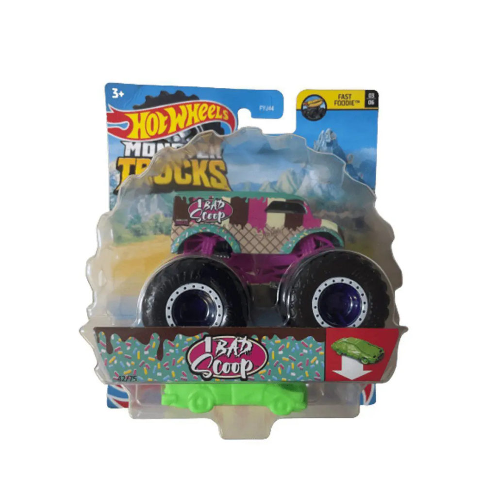 Carro Hot Wheels Monster Trucks Carbonator Mattel Fyj44 - Carrinho