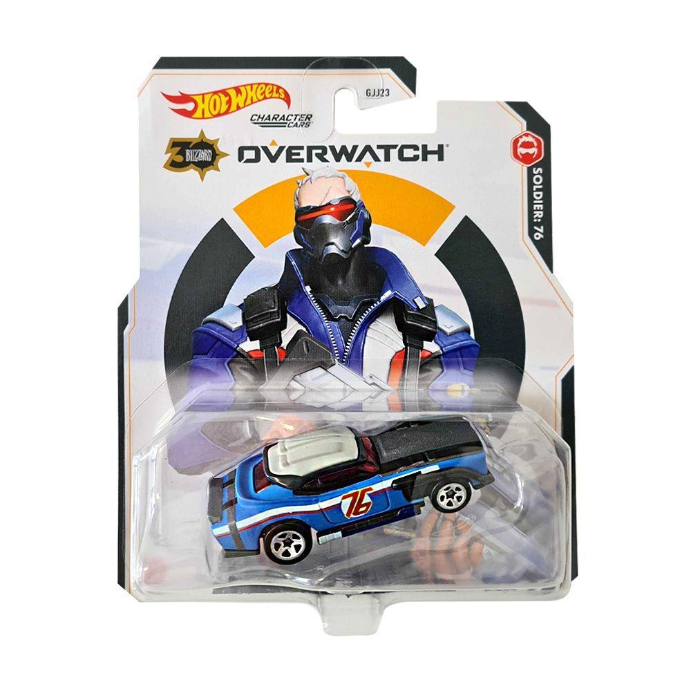 Soldier 76 Hot Wheels Character Cars Overwatch Mattel GJJ2 Noy