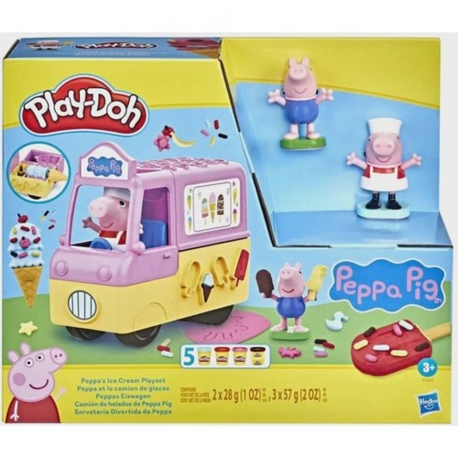 KIT MASSINHA Super Massa Sorvetinho Estrela + Play-Doh Town Hasbro :  : Brinquedos e Jogos