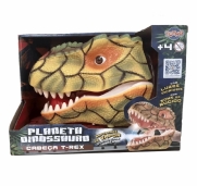 Dinossauro Tiranossauro Rex Emite Som e Luz 19cm - Pais e Filhos