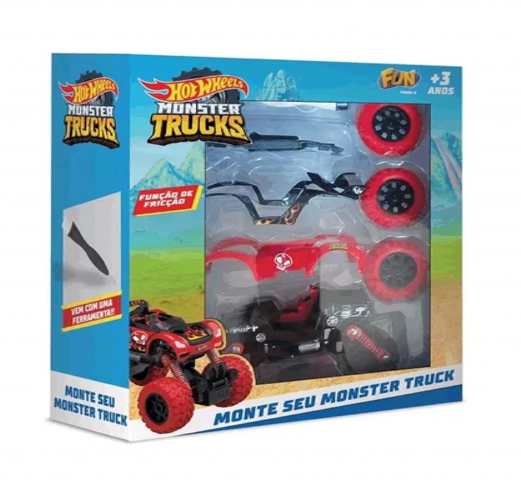 Conheça o Brinquedo HOT WHEELS MONSTER TRUCKS LANCADORES Selecionado:  Detalhes, Características e Diversão para Todas as Idades