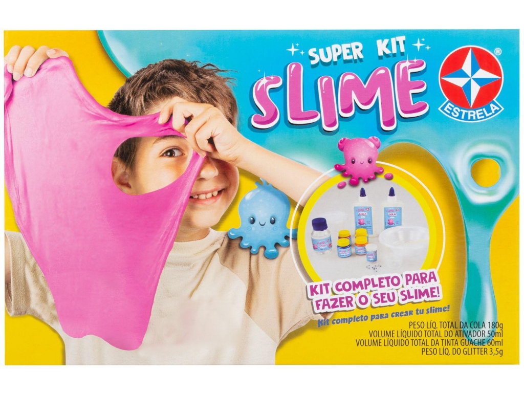 Kit Slime Completo Barbie Filme Embalagem e Produtos