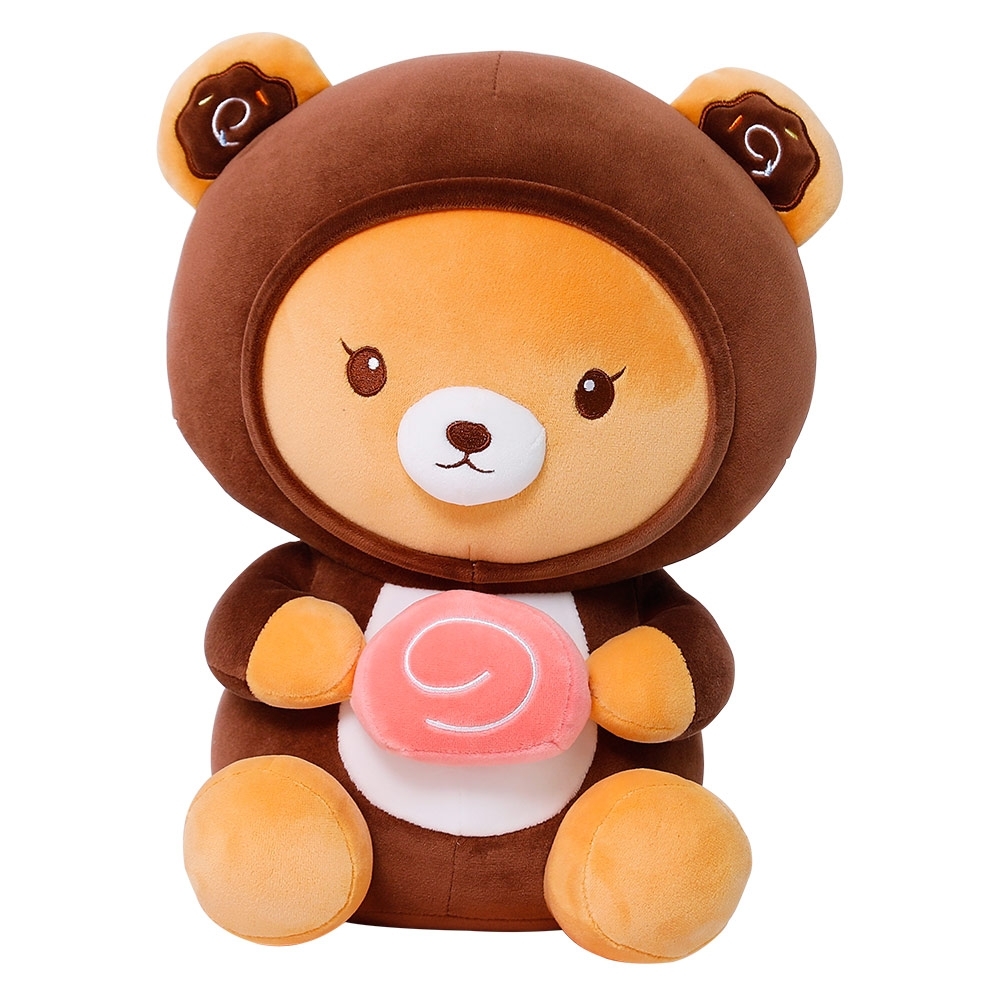 Marrom Urso Pelúcia Amigos Do Coração - DM TOYS DMT6464 - Noy Brinquedos