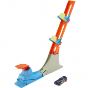 Hot Wheels Track Builder Pista Lançador com Looping Ajustável