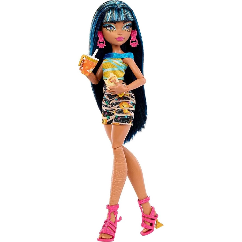 boneca monster high cleo de nile fca COMPLETA