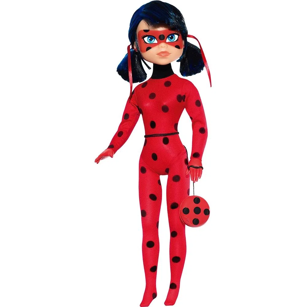 Miraculous Ladybug Large Doll - Novabrink 1870 - Noy Brinquedos