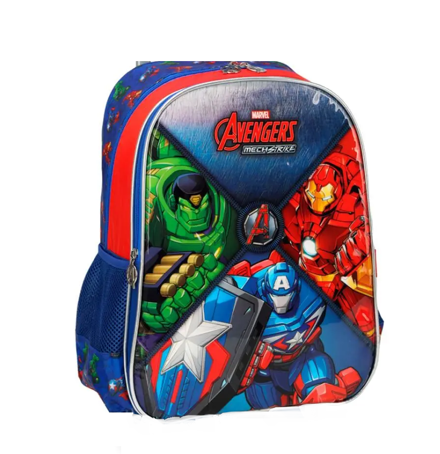 Avengers Mochila Azul Marvel - Maxlog IS39511AG0200 - Noy Brinquedos