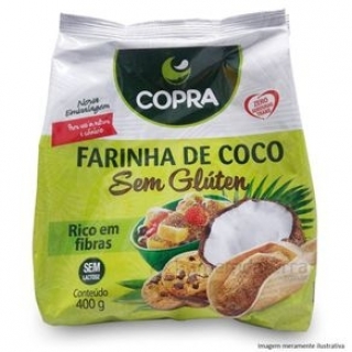 Farinha de Coco - Rica em Proteínas, Ferro e Cálcio (400g) - Copra