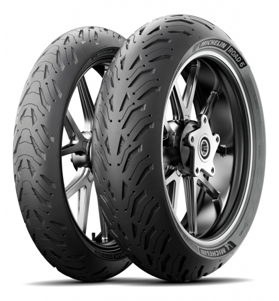 Combo de Pneus Michelin Road 6 120/70-ZR17 + 180/55-ZR17