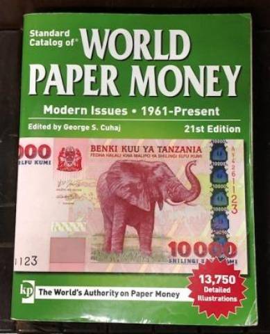 Catálogo World Paper Money 1961 a Present  21º Edição.