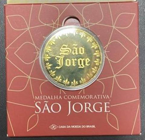 Medalha CMB Alusiva a São Jorge.