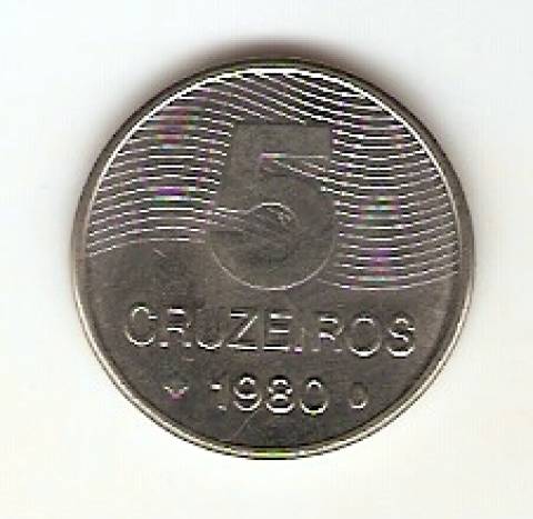 Catálogo Vieira Nº 188 - 5 Cruzeiros (Café) (Aço)