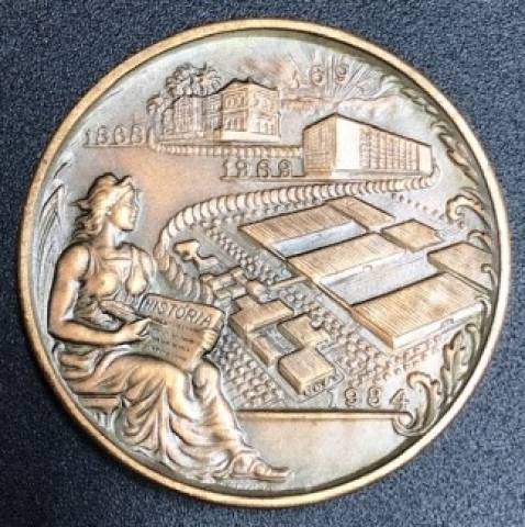 Medalha de Bronze - Inauguração do parque industrial de Santa Cruz.