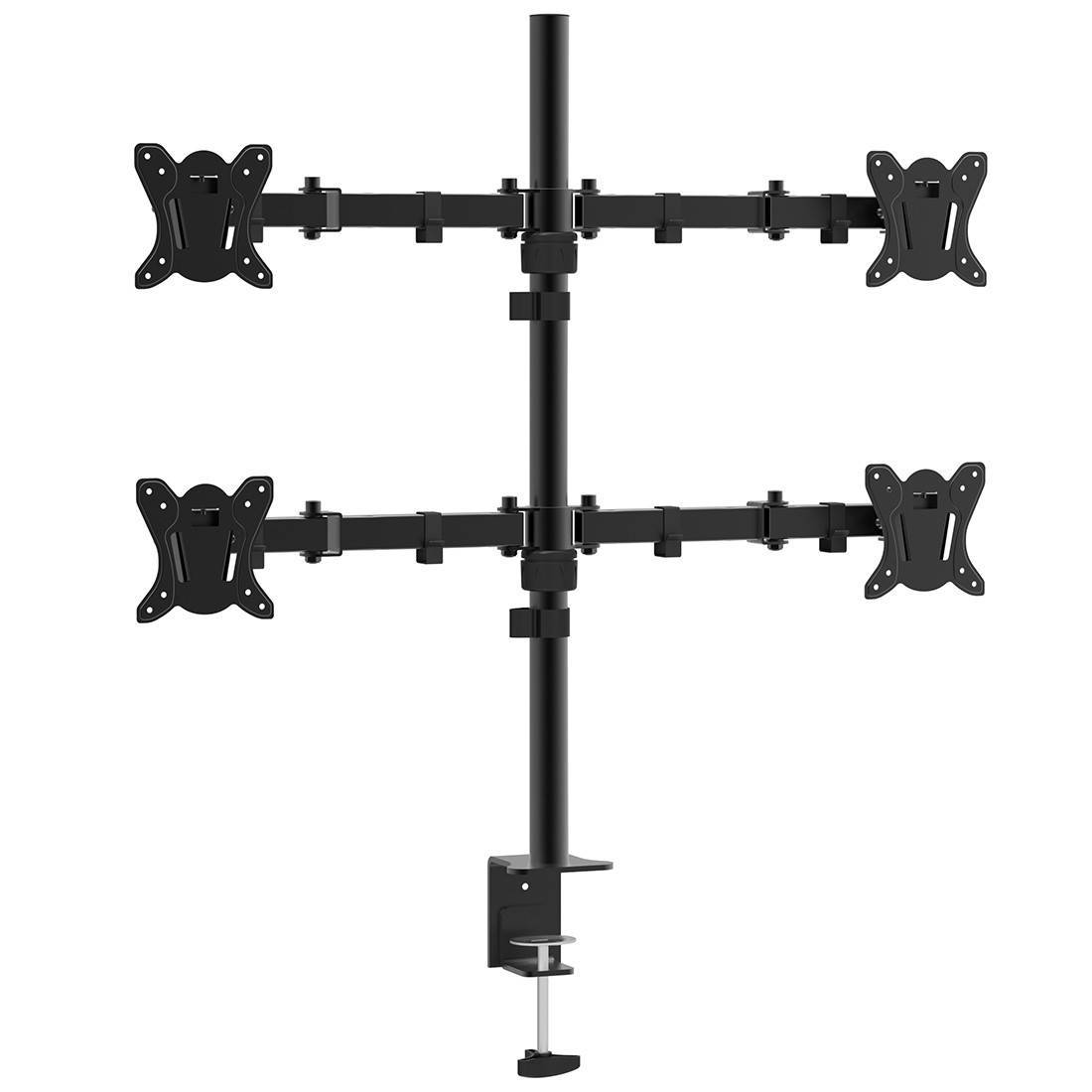 Suporte Articulado Mesa 4 Monitores Reg. Altura 10 A 27 