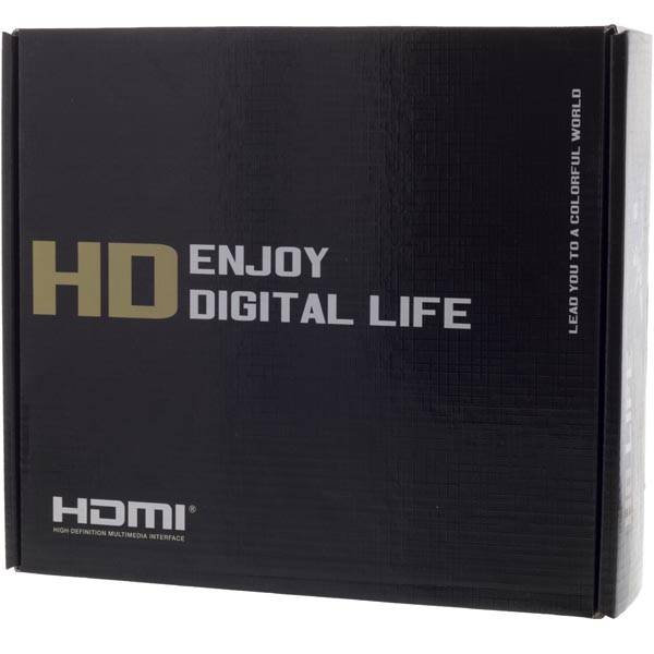 Seletor HDMI Switch Splitter 4X2 (Matrix) Áudio out