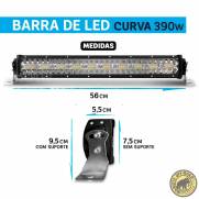 Barra de Led Dual Color 22 390W 3D