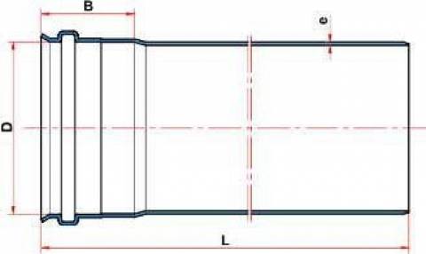 Tubo PVC Esgoto Tigre 150mm Barra com 6mt