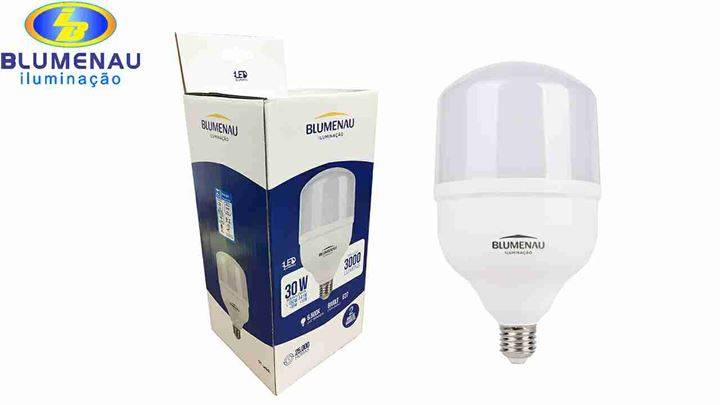 Lampada Led 2400 Lúmens 30W 6500K (Branca) Blumenau