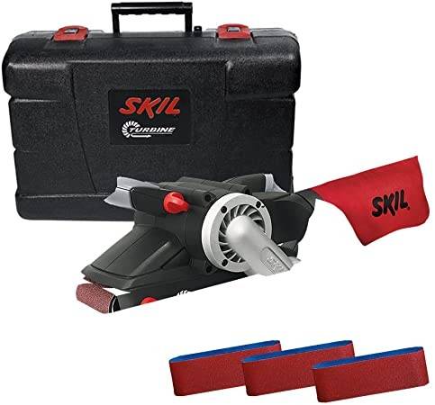 Lixadeira de Cinta Skil 7640 900W 127V com 3 lixas e maleta