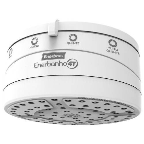 Chuveiro Elétrico Enerbras Enerbanho 4 Temperaturas Branco 220V 6800W