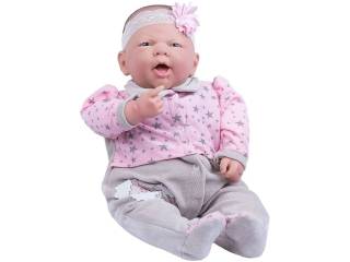 Menina Anny Doll Baby Bebê Reborn - Cotiplás 2441 - Noy Brinquedos