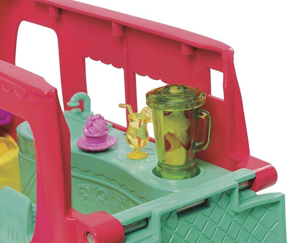 Food Truck 2 em 1 Da Polly Pocket - Mattel GDM20 - Noy Brinquedos