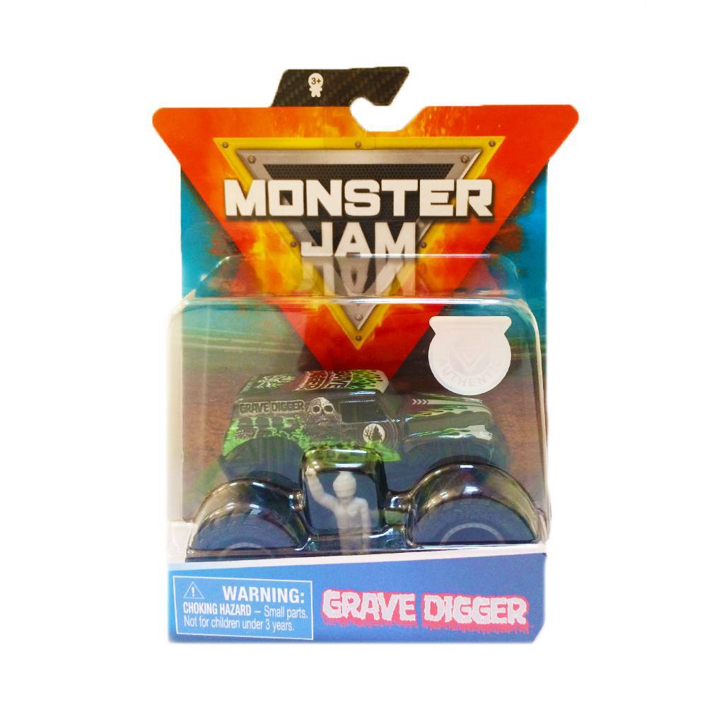 Carrinho de Controle Remoto Monster Jam Grave Digger - Brinquedos 