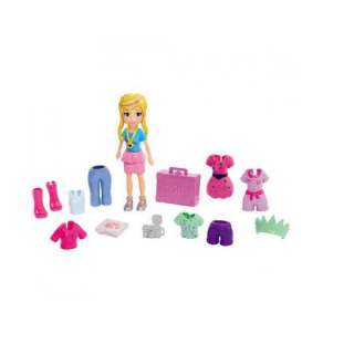 Lila e Coelhinho Polly Pocket - Mattel GDM11 - Noy Brinquedos