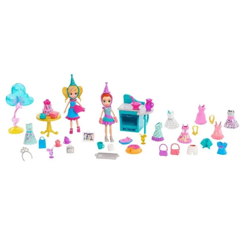 Festa de Aniversário Polly Pocket - Mattel GGJ53 : :  Brinquedos e Jogos