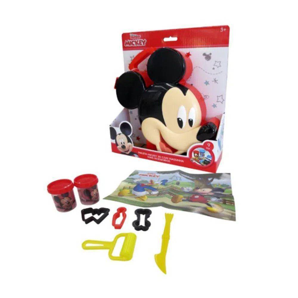 Bonecos Mickey e Minnie Mouse C/2 Disney C/Acessórios Elka - Tem