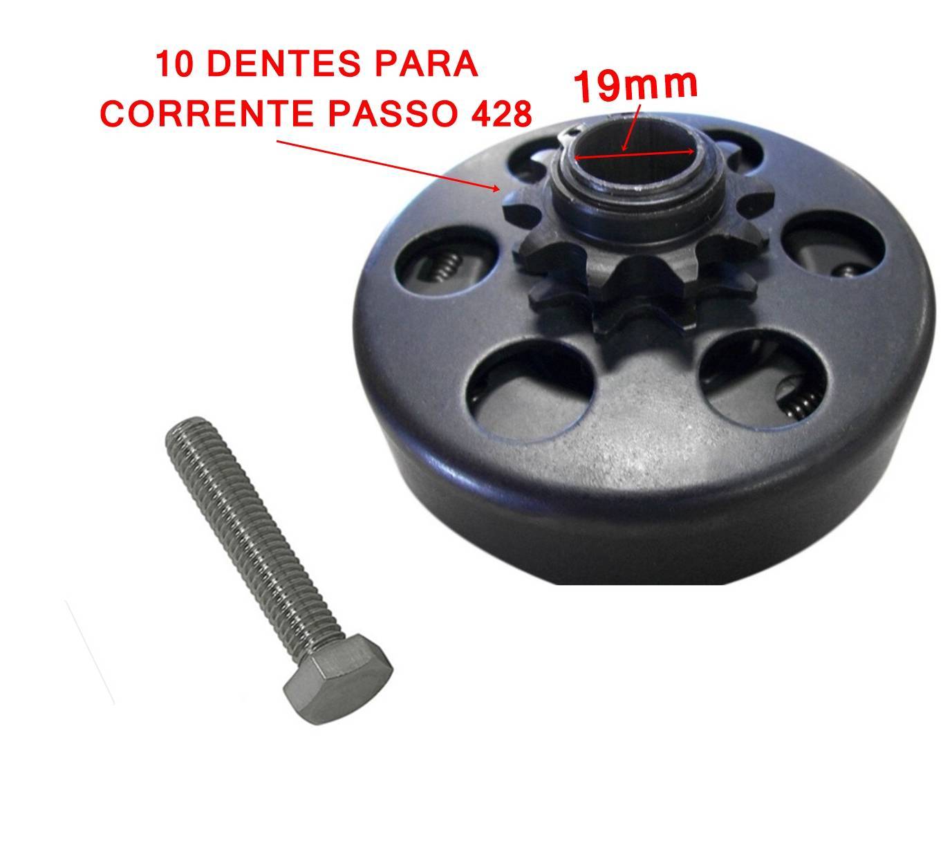 Embreagem Centrifuga para Trike Carrinho Triciclo Quadriciclo