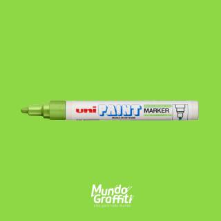 Marcador Industrial Permanente Uni Paint Marker PX20 Verde Claro