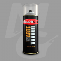 Tinta Spray Colorgin Arte Urbana 934 Cinza Claro fosco 400ml