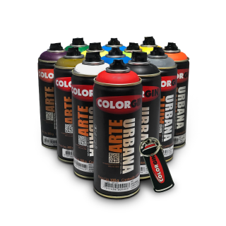 Kit Tinta Spray para Pintura com 12 latas (cores a sua escolha)+ chaveiro lata