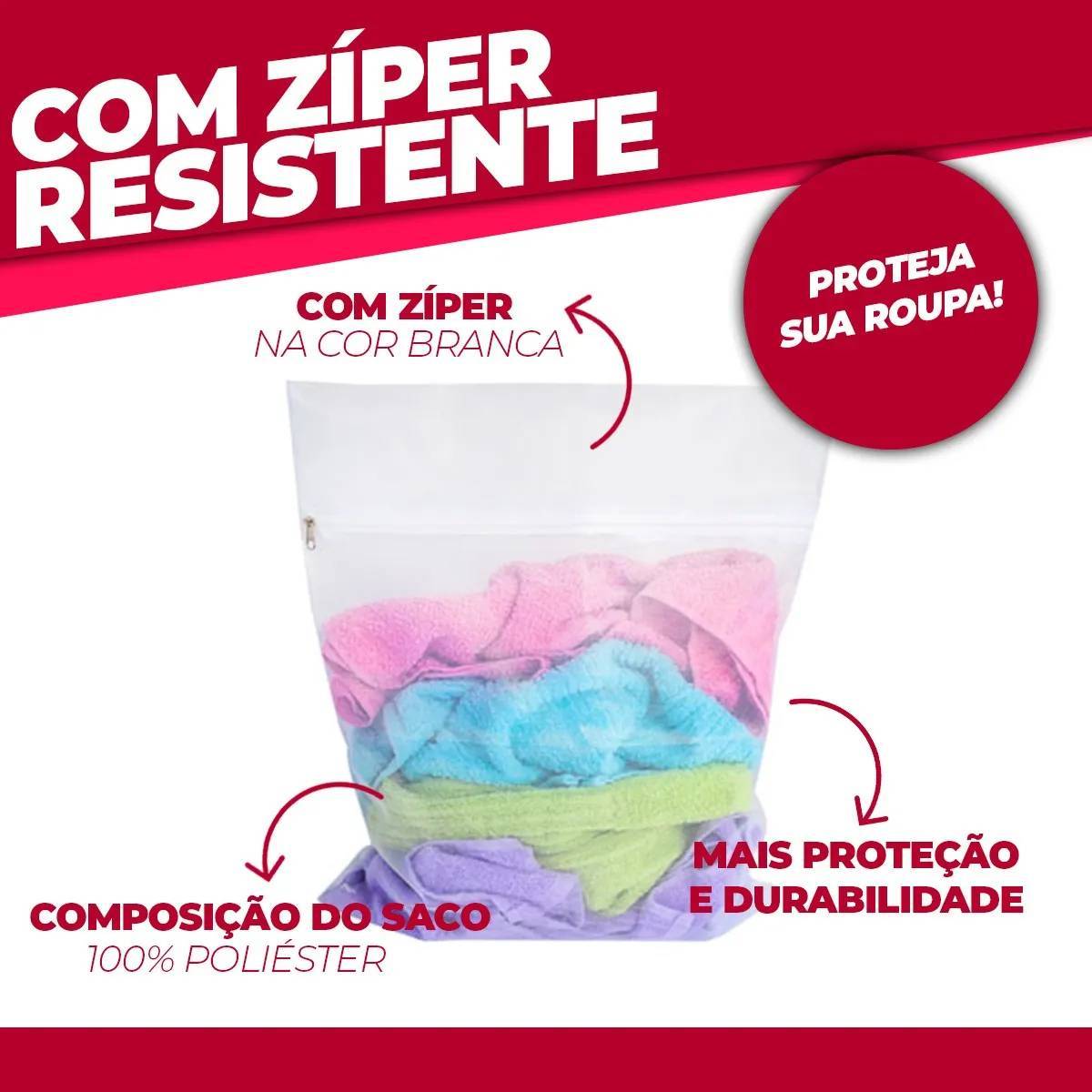 Saco Grande Com Z Per Para Lavar Roupas Secalux Lcg Eletro