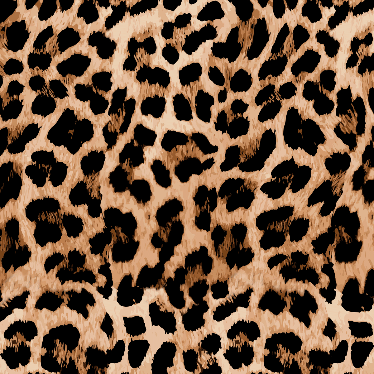 Tecido Tricoline Digital Estampado Animal Print Onça - Ref