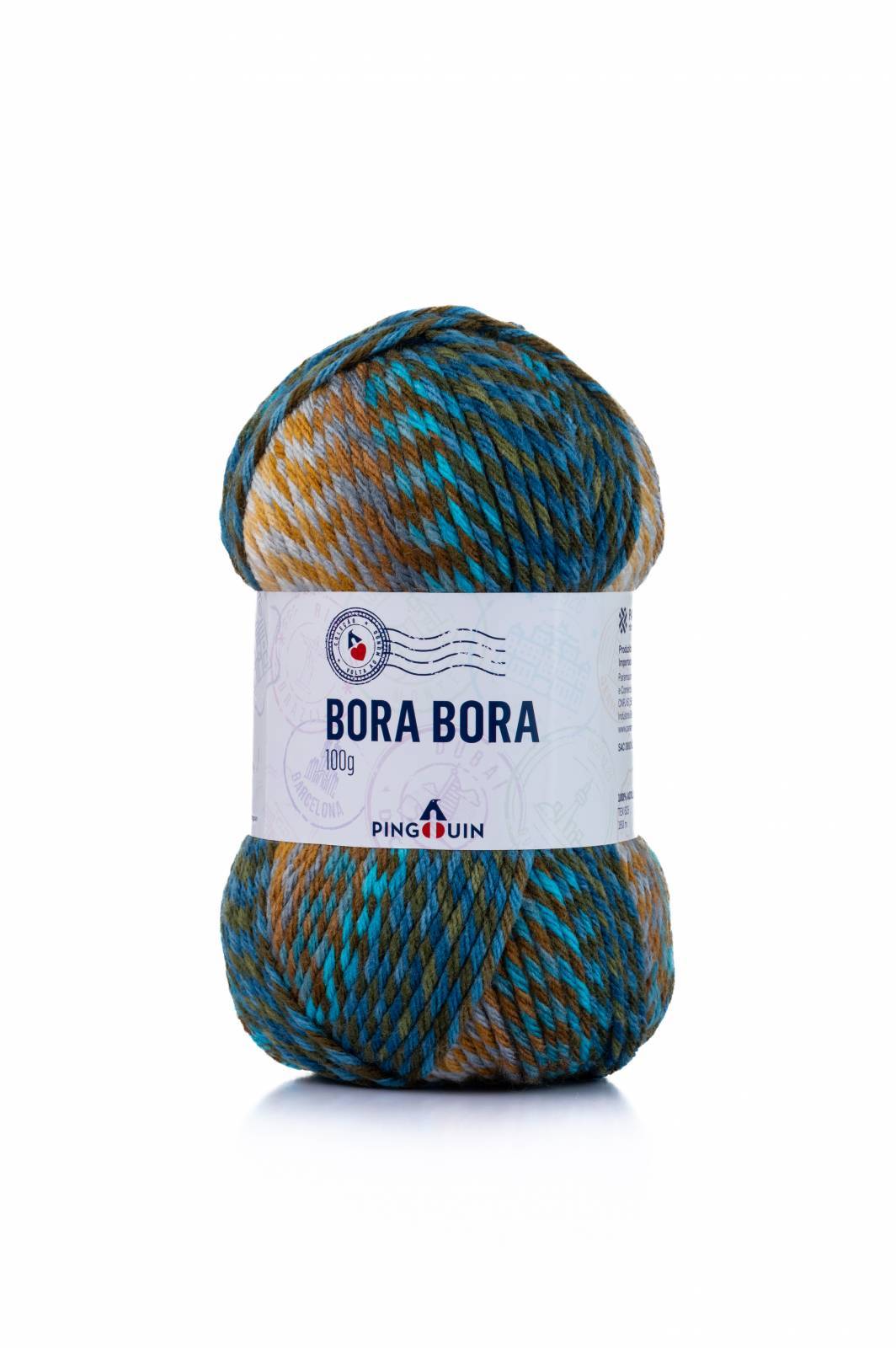 Lã Bora Bora cor 9128 Tereva