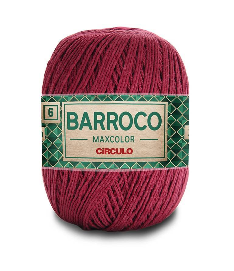 Fio Barroco 6 400gr cor 7136 Marsala