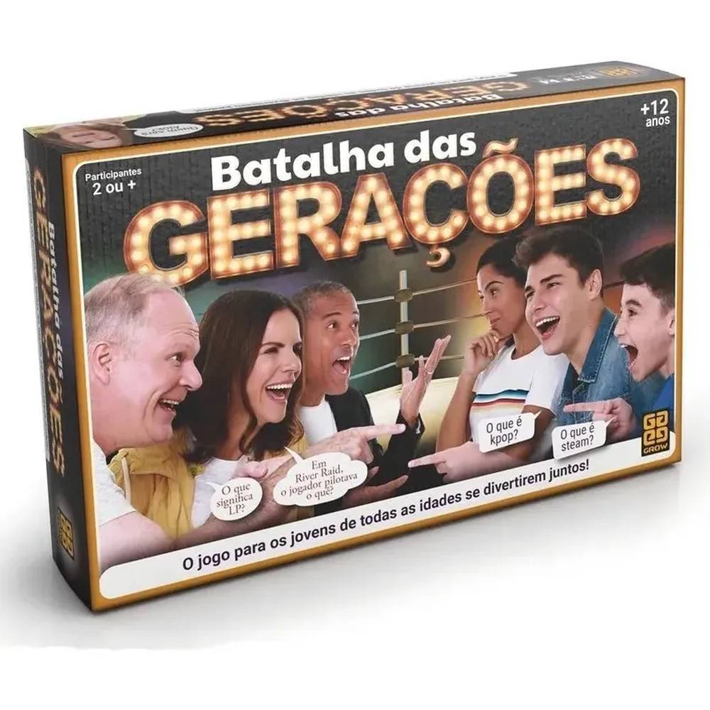 JOGO BATALHA DE GERAÇÕES - GROW