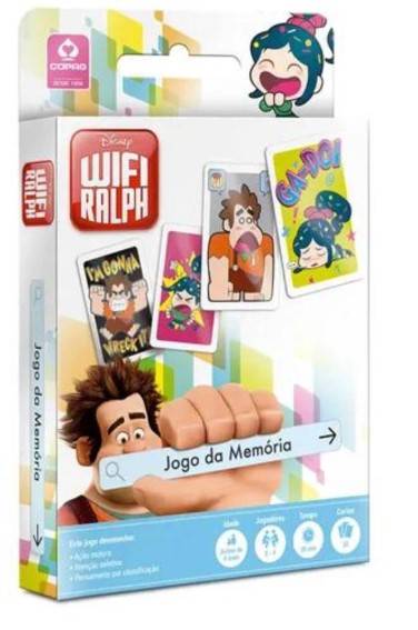 Jogo Da Memória Wifi Ralph - Copag - BRINKEDO LEGAL