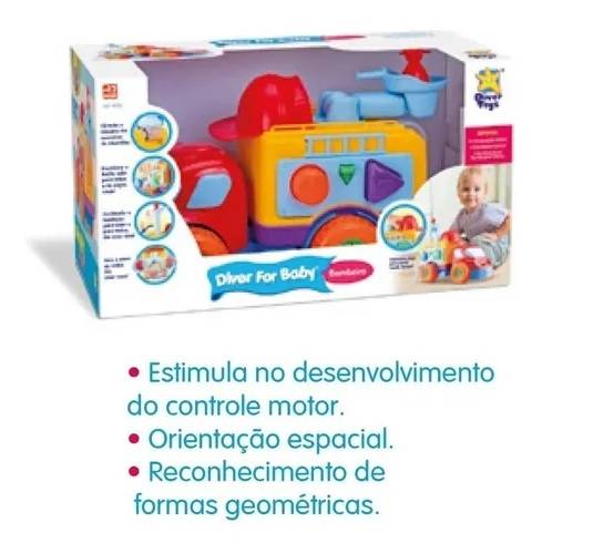 Caminhão Diver For Baby Bombeiro - Divertoys