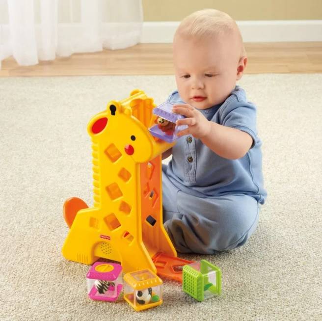 Girafa Com Blocos - Fisher Price 