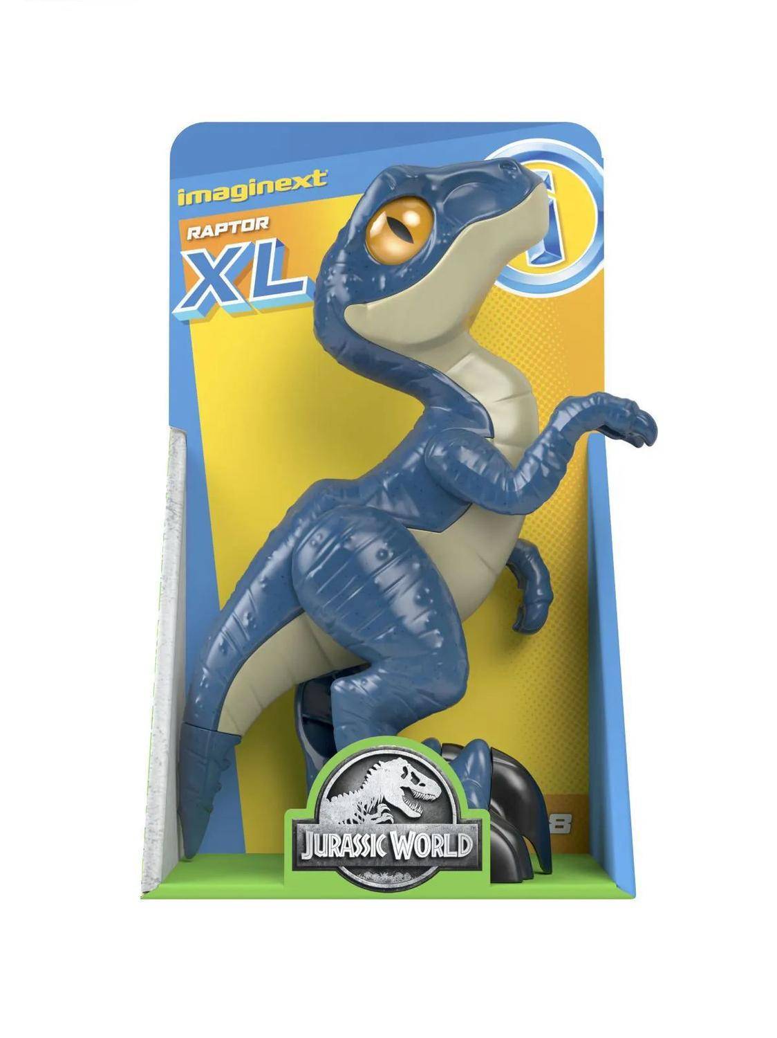 Imaginext Jurassic World Raptor Blue Xl - Mattel