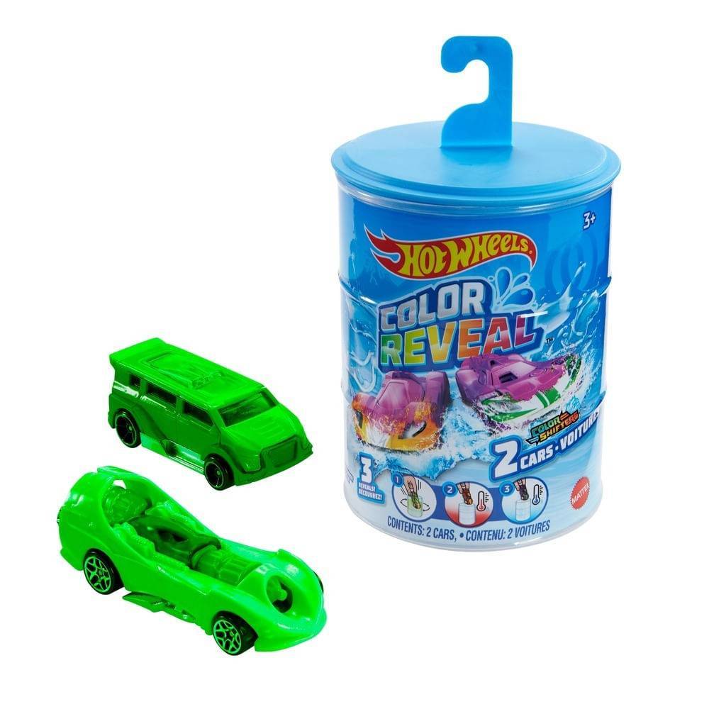 Hot Wheels Color Reveal Com 2 Carrinhos - Mattel