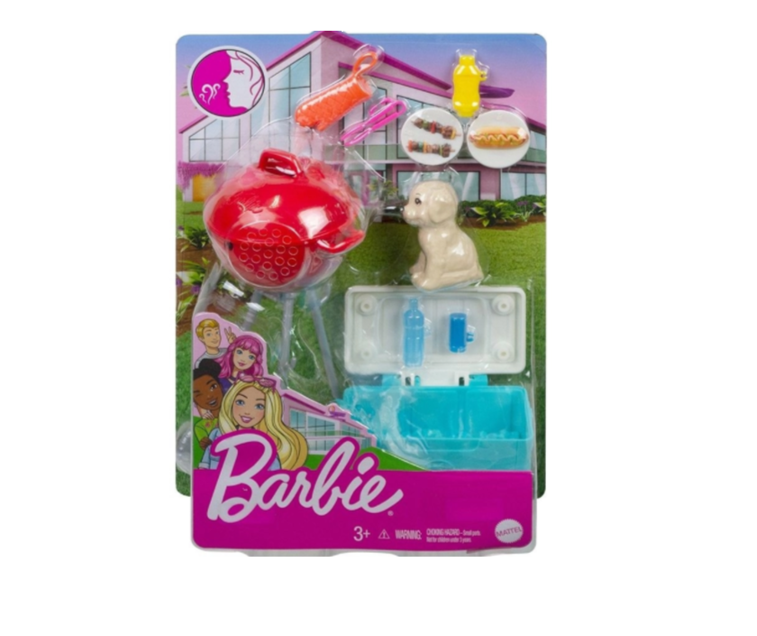 Barbie Conjunto Pet Churrasqueira - Mattel